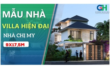 Mẫu Nhà Villa 2 Tầng Mái Nhật đẹp - Bình Dương
